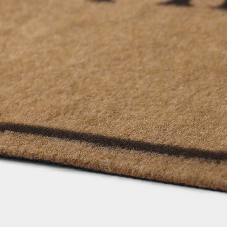 Rug -shaped shade of the Welcome, without edging, 40 × 60 cm, beige color-4