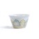 A set for a tea ceremony of 6 items per 3 people: a cup 50 ml, a kettle 280 ml, white