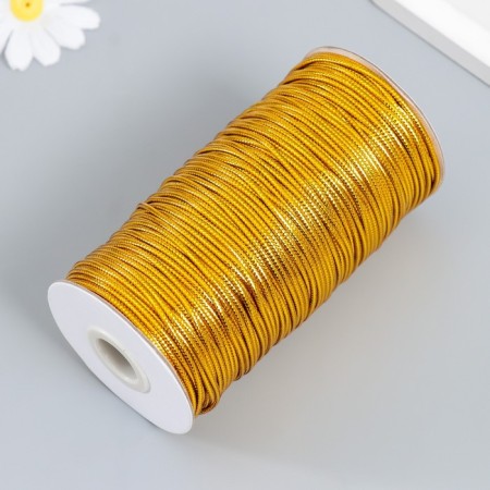 Lurex cord 2mm x 100m gold-1