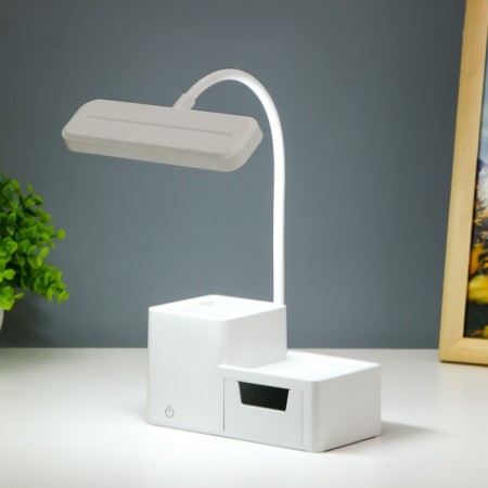 Extra table lamp LED 3W USB AKB White 16x11x30 cm Risalux-1