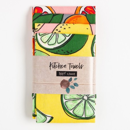 A set of kitchen towels of the "Citrus Mix" 35x60cm-4pcs, 100% cotton-8