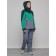 Ski suit female, size 60, black color