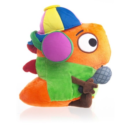 Soft dino toy "Ricky in headphones", with sound, 20 cm-2