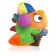 Soft dino toy "Ricky in headphones", with sound, 20 cm