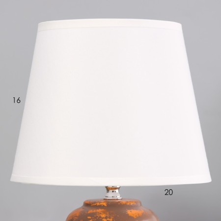 Hannah table lamp E14 40W Beige copper 20x20x33cm-3