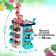 Supermarket game module, 47 items, turquoise