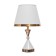 Celeste table lamp E27 40W white-gold 25x25x42.5 cm