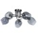 Alpha chandelier, size 60x22x60 cm, 300W 5XE27 IP 20