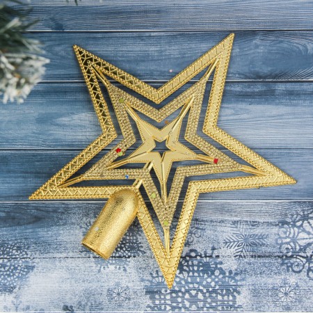 Top "Zvezda" confetti, 18.5x18.3 cm, gold