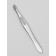 Pinzet beast, narrow, 9 cm, silver color