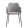 Chair dwight, 510 × 550 × 860 mm, mitch, color light gray