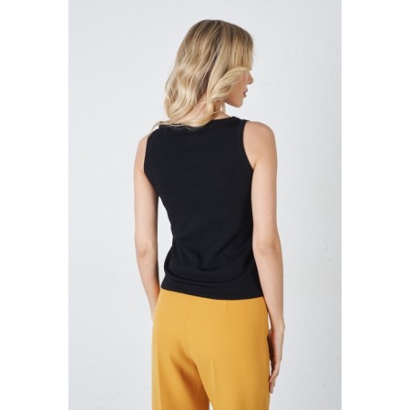 Women's T -shirt in the rutor Eliseeva Olesya, size 46, black color-1