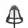 Mercorizer Metal No. 1 with a tripartite strap, pressed skin, black