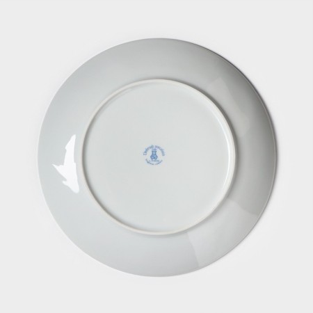 Porcelain plate "Winter Forest", D = 24 cm-2