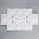 Box a gift team with a window, packaging, "stars", white, 27x10x21 cm