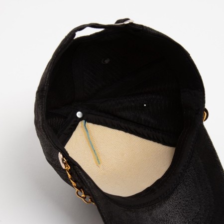 Women's baseball cap with chain color Black, size 56-58-5