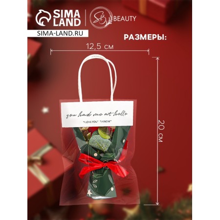 New Year's soap red rose with decor-1