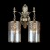 Sconces Citilux "emir" CL467323, 33x39 cm, 2x75W, e27, brown color