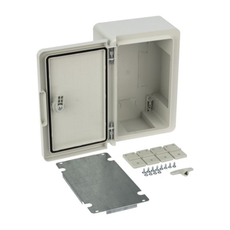 Plastic Plastic PLAC with a 300x200x130 mm ABS UHL1 IP65 Rexant mounting panel-2
