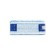 WET mops nozzle, flat microfiber, blue/white color, 40 cm
