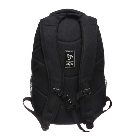 Youth backpack 48 x 33 x 21 cm, Grizzly, ergonomic back, laptop department, black/gray-4
