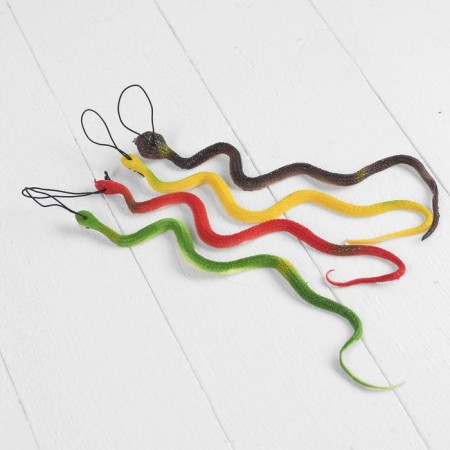 Joke "Snake", rubber, Mix colors-2