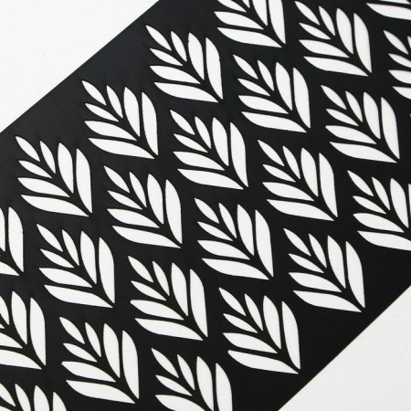 Stencil for baking New Year's "botany", 32 x 10 cm-1