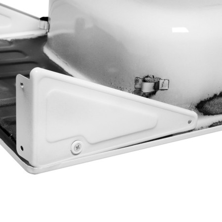 Steel kitchen washing "Santex", 500 x 600 x 160 mm, enameled, with brackets-4