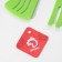 A set of kitchen utensils of the Glori shares, 3 pcs, green color