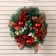 New Year's wreath d-24 cm "Bright fairy tale" Greens of berries