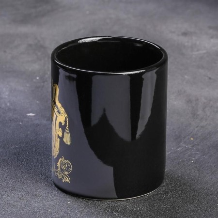 Ceramic mug "Best of the best", 300 ml, black color-3