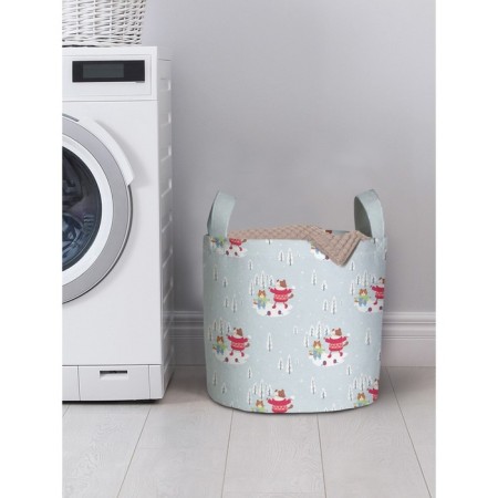 Basket for storing things "Walk of cats", size 35x35 cm