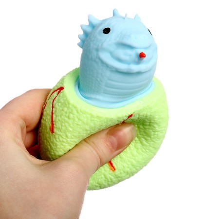 Dinosaurus Antistress Mick, Mix colors, in showbox-3