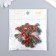 A set of buttons of decorative plastic "Cherries" set 30 pcs 1.3x1.2 cm