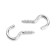 Bourup-half-decisor tundra, white zinc, 2x20 mm, 8 pcs