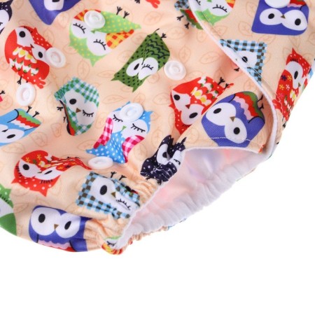 Reusable diapers "Owls", 3-15 kg, crush me-5
