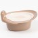 Children's anti -slip “comfort” pot with a lid, a removable bowl, cream color