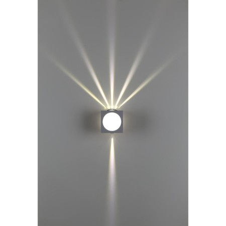 Calle lamp, 2x8W LED, 4000K, 680LM, IP54, gray color.-2