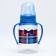 A bottle of feeding "Little Boss", a classic throat, with handles, 150 ml., 0 months, color blue