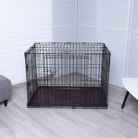 Dogs for dogs No. 4 with a pallet, folding, 94 x 64 x 72 cm-1