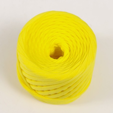 Knitted yarn set No. 6, 4x30 m/100 g, width 7-9 mm (black, blue, yellow, purple)-2