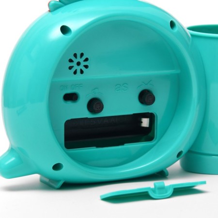 The alarm clock "Dinosaur", with a pencil, discrete move, 1aa, 15 x 5 x 13.5 cm-3