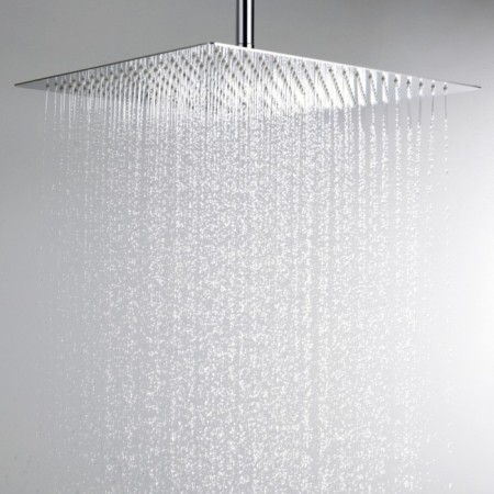Shower Lake Wasserkraft A119, tropical, 400 x 400 mm, stainless steel, chrome-1