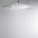Shower Lake Wasserkraft A119, tropical, 400 x 400 mm, stainless steel, chrome