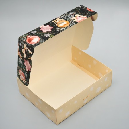 Folding box "Christmas balls", 31 x 24.5 x 9 cm, New Year-2