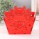 Basket-chip "Dragon Muzzle" red 18x12x14.5 cm (set of 5 parts)