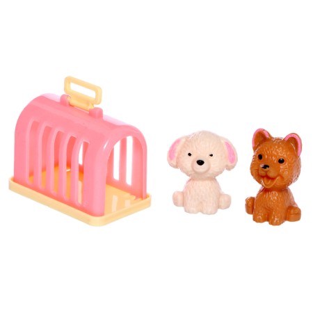 House for dolls "Fairytale life on the villa" with a doll, pets and accessories-11