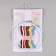 Cross -embroidery set: canvas without a pattern 30 × 20 cm, threads 10 pcs, hoop d = 18 cm, needles 6 pcs, bobbins 10 pcs, color mix