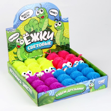 Bear Children's rubber Herry Light "Caterpillar", Mix color, in showbox-6