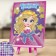 Diamond mosaic with partial filling on the stand for children “Real Princess”, 10 x 15 cm